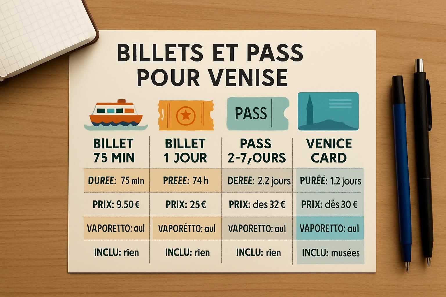 découvrez comment optimiser votre séjour prolongé à venise avec le pass 4 jours : programme détaillé, activités incontournables et conseils pour maximiser la rentabilité de votre visite.