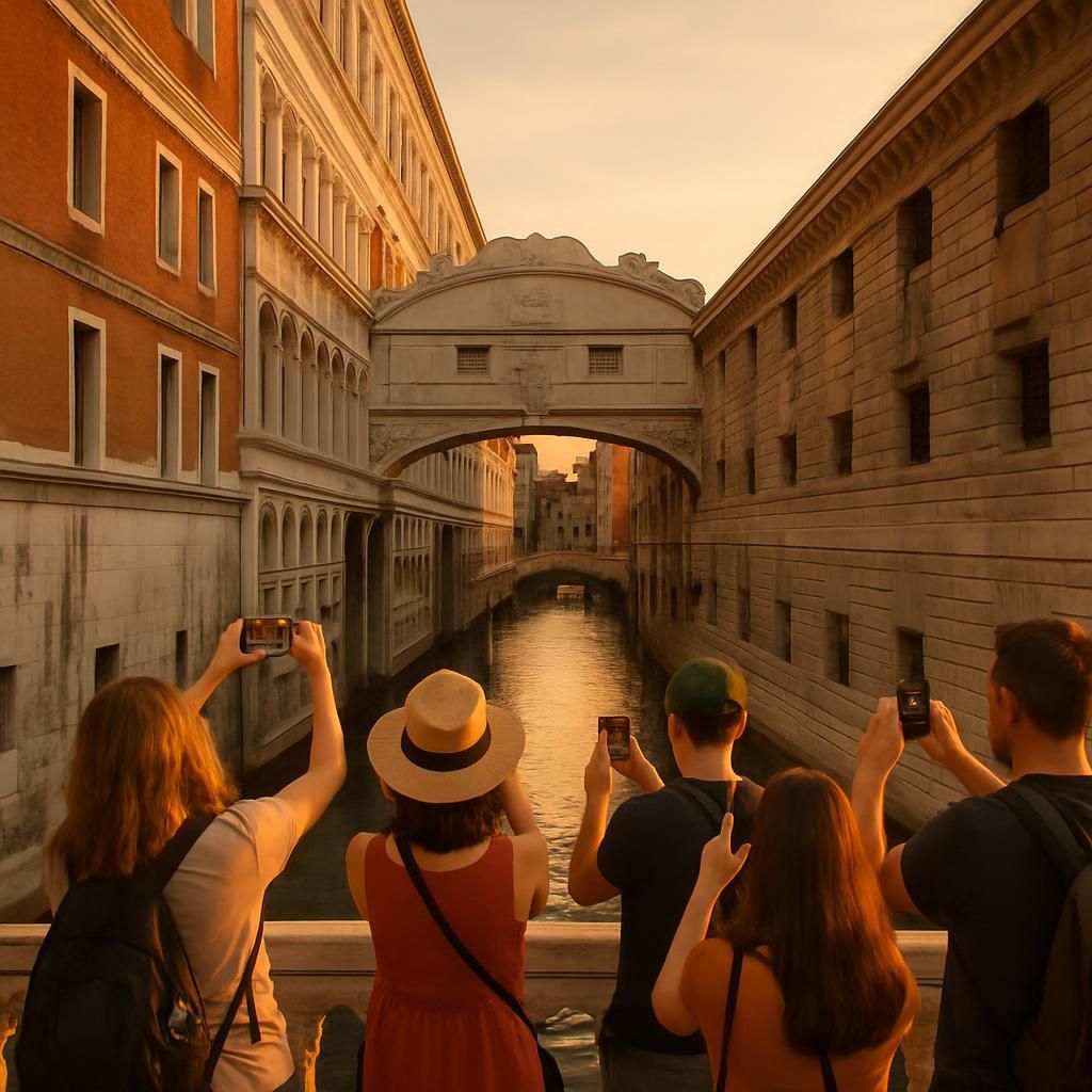 découvrez l'histoire fascinante du pont des soupirs à venise et préparez votre visite depuis le palais des doges, un site emblématique chargé d'histoires et de légendes.