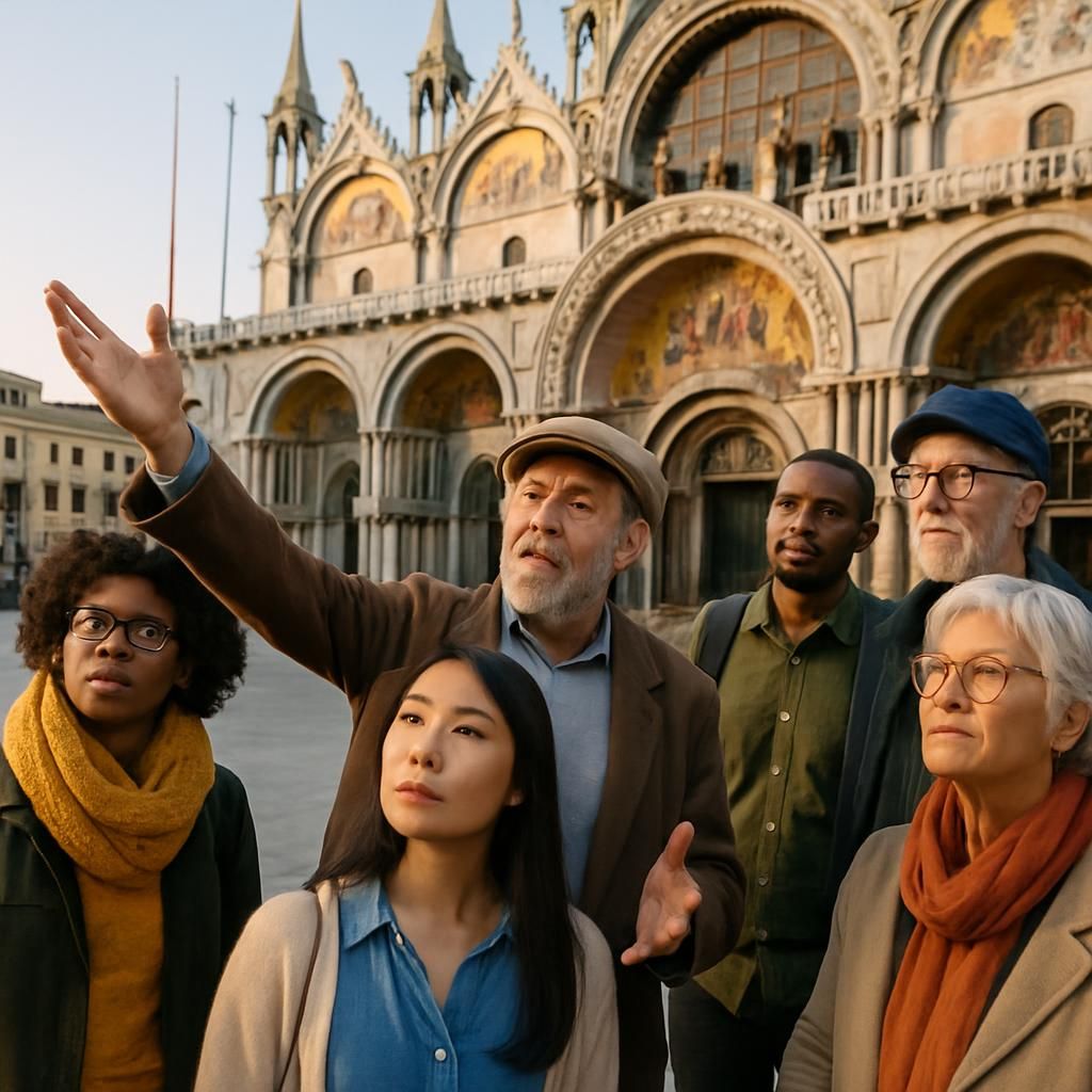 réservez vos billets pour visiter le campanile saint-marc à venise, le célèbre clocher offrant une vue panoramique exceptionnelle sur la ville et la lagune.