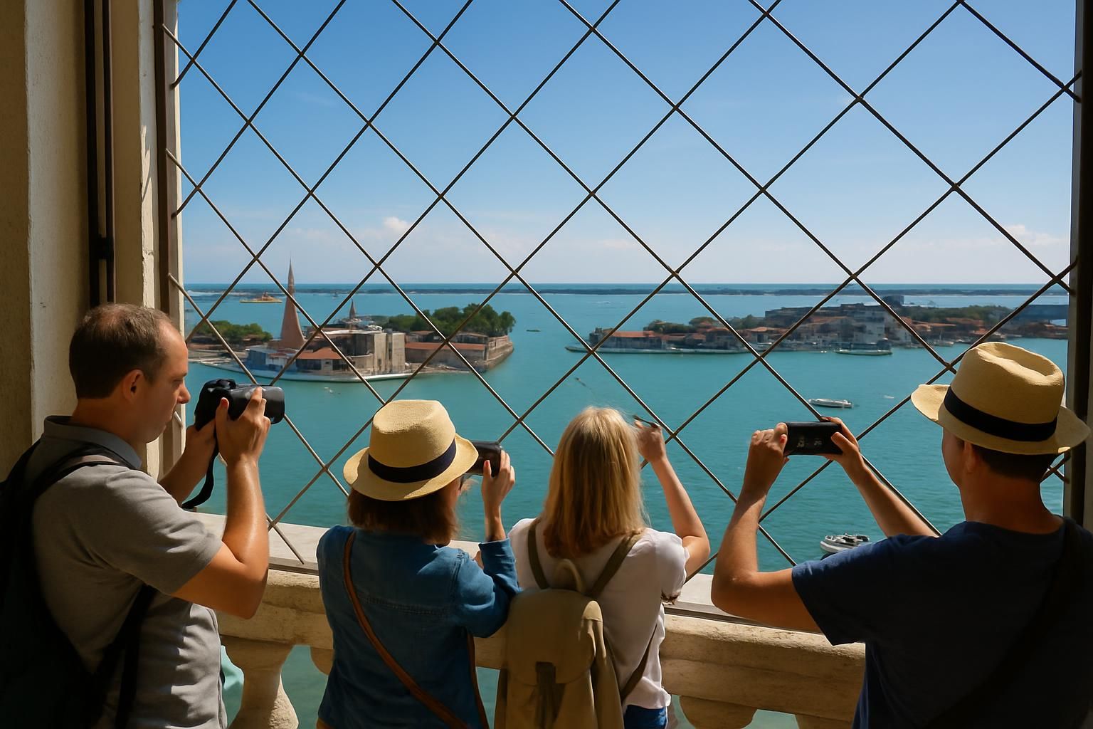 réservez vos billets pour le campanile saint-marc à venise et profitez d'une vue panoramique exceptionnelle sur la ville depuis ce clocher emblématique.