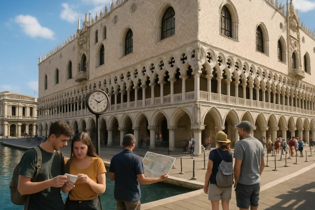 découvrez le palais des doges à venise : achetez vos billets, consultez les horaires d'ouverture et profitez de nos astuces pour une visite inoubliable.