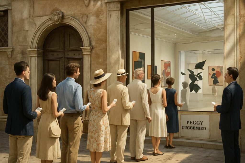 découvrez la collection d'art moderne unique de peggy guggenheim à venise. réservez vos billets en ligne pour visiter ce musée emblématique et admirer des œuvres majeures.