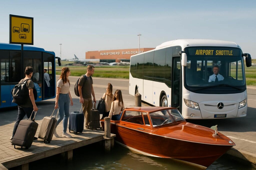 découvrez toutes les options de transfert depuis l'aéroport marco polo de venise pour rejoindre facilement le centre-ville : navettes, taxis, bus et plus encore.